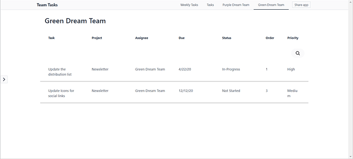 Green Dream Team Screen Image